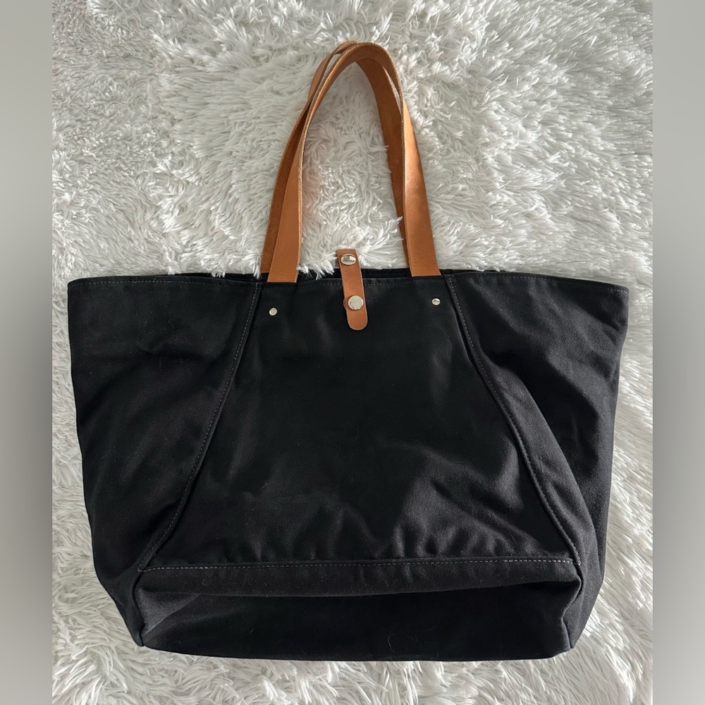 MAKR Farm‎ Black Canvas Tote Bag